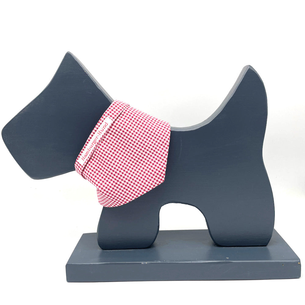 Halstuch für Hunde Vichy-karo rot