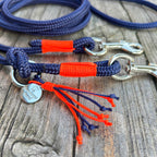 Hamburger-Hund Tau Hundeleine 6mm, blau