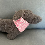 Kuschelkissen Dackel - grau