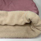 Hundekuschelsack "Karo rot"handmade
