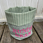 Hamburger-Hund Utensilo in grün-pink - mittlere Größe