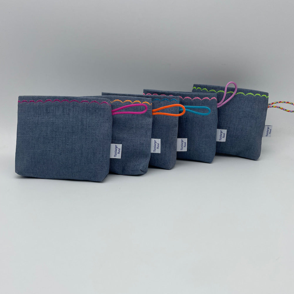 Kleine Tasche für die Tasche - blau