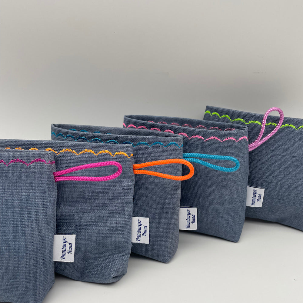 Kleine Tasche für die Tasche - blau