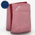 Hundedecke vichy-karo rot