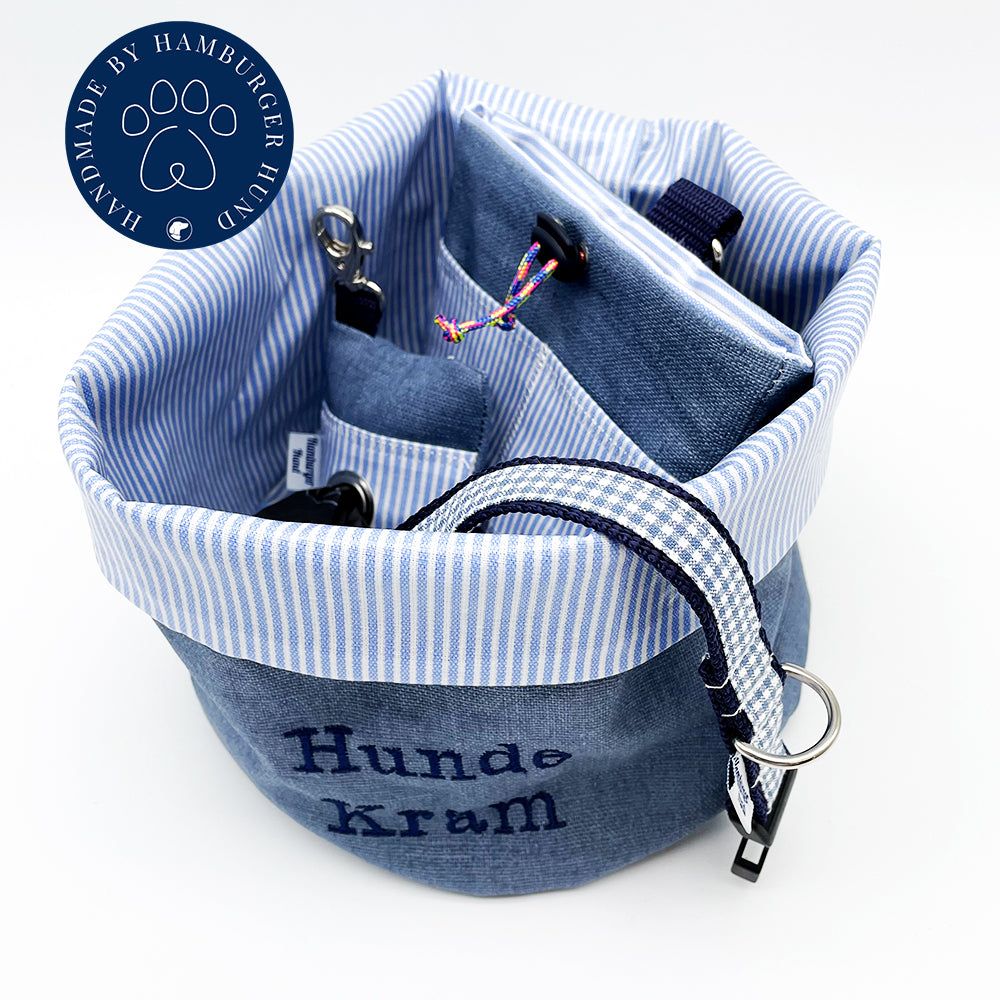 Hunde-Utensilo  "Hundekram" blau