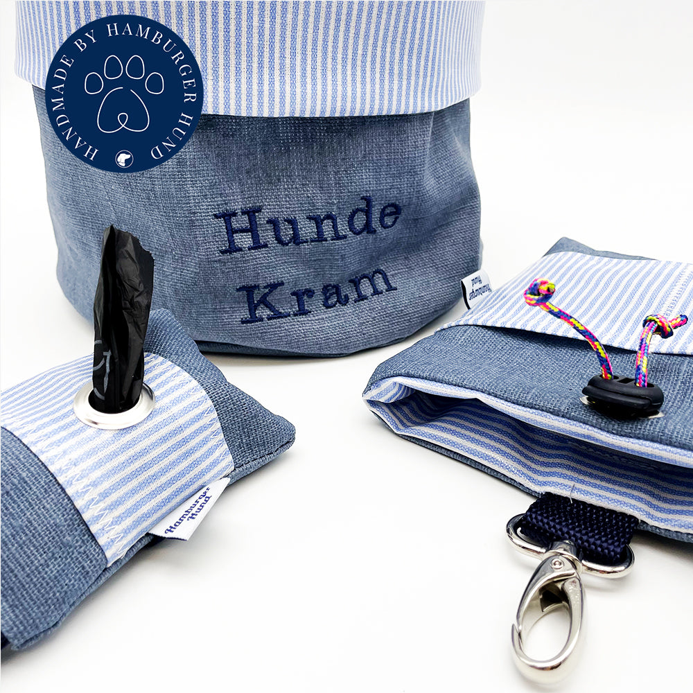 Hunde-Utensilo  "Hundekram" blau