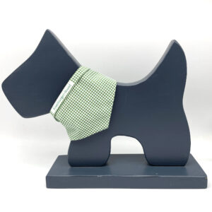 Halstuch für Hunde vichy-karo grün
