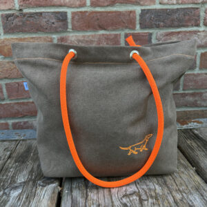 Umhängetasche Dackel – orange