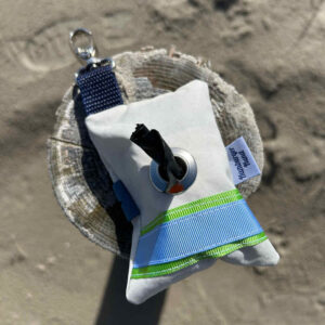 Gassibeutel-Täschchen Segel mit blau