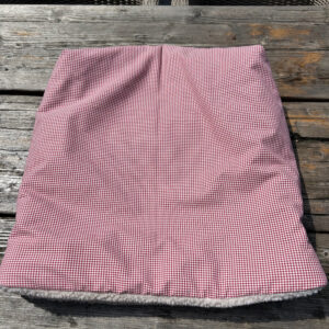 Hattie´s Kuschelsack – Welpenkuschelsack vichy-rot