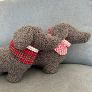 Kuschelkissen Dackel – grau